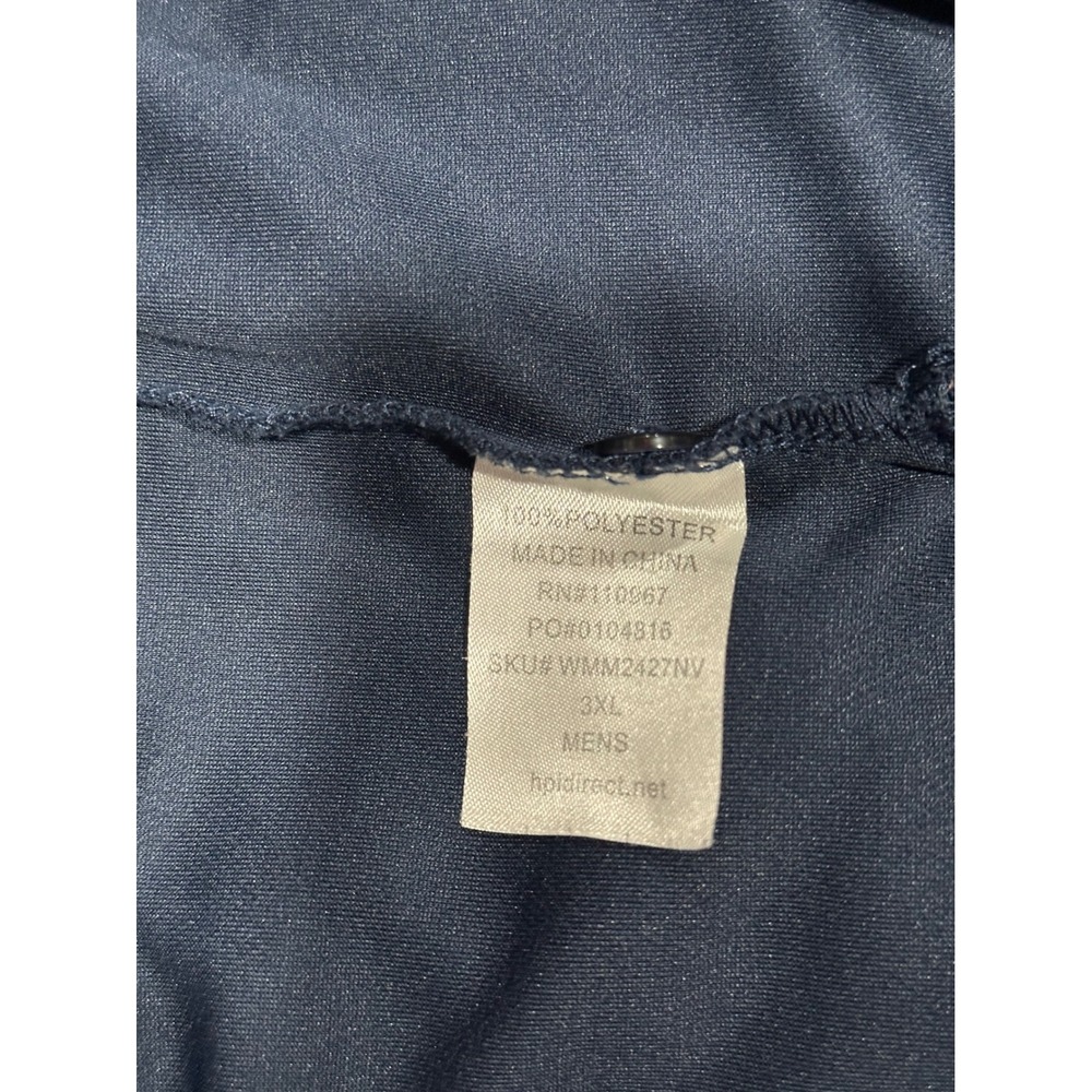 Polo Shirt Walmart Mens Navy Blue Excellent Employee Workwear Uniform 3XL - Picture 6 of 6